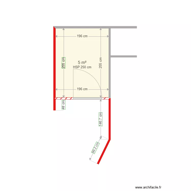 villa palissy. Plan de 