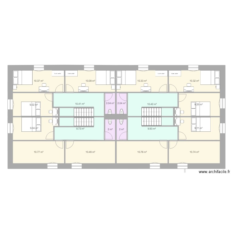 Manu 2 2021 meublé élec. Plan de 0 pièce et 0 m2