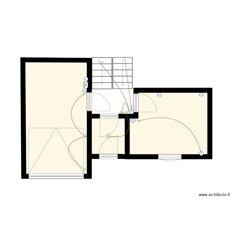 fichet rdc. Plan de 0 pièce et 0 m2