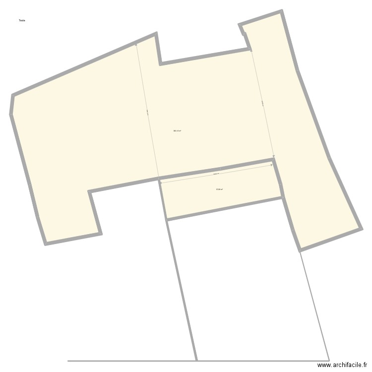 PLAN DE MASSE APRES . Plan de 0 pièce et 0 m2