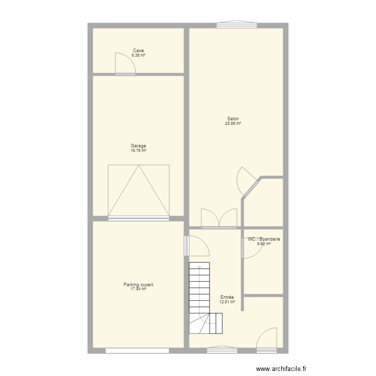 plan lot 2 rdc. Plan de 0 pièce et 0 m2