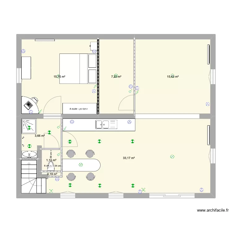 DOULFAKAR. Plan de 
