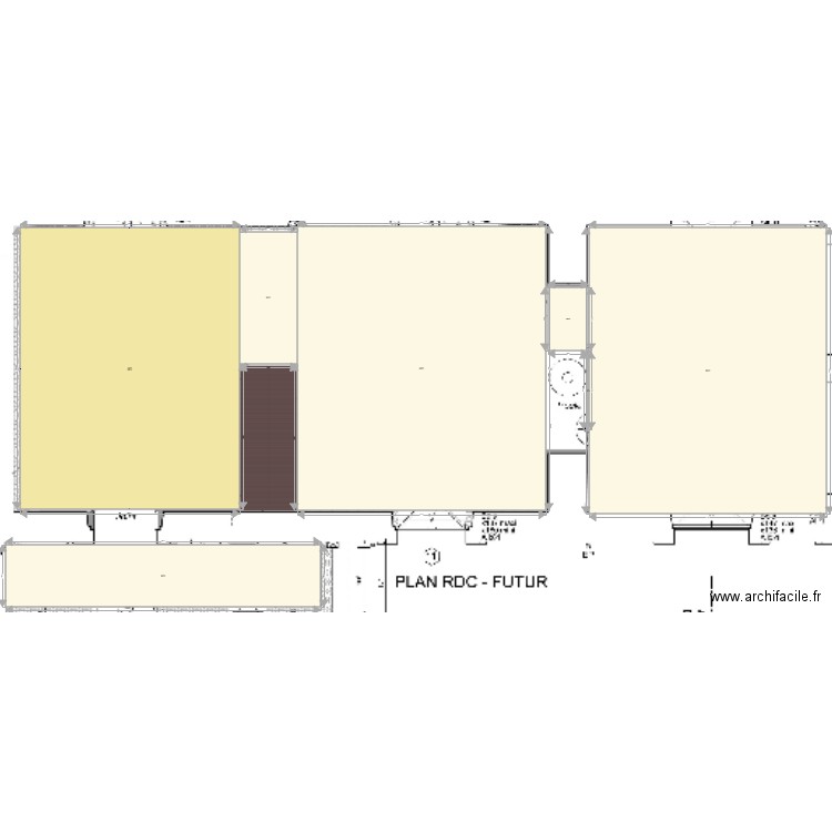 plan elec GIARD RDC. Plan de 0 pièce et 0 m2