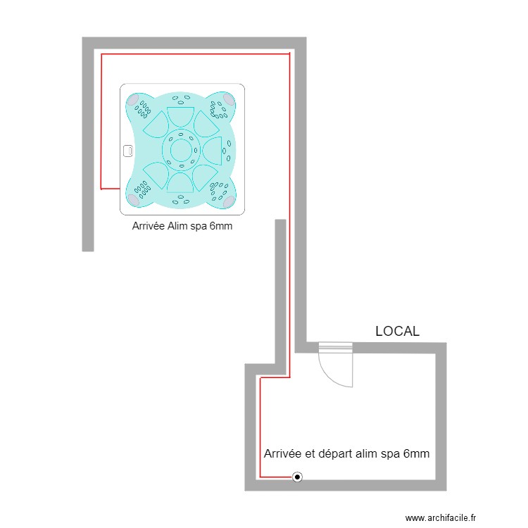 alimentation spa VINCENT GUY. Plan de 0 pièce et 0 m2