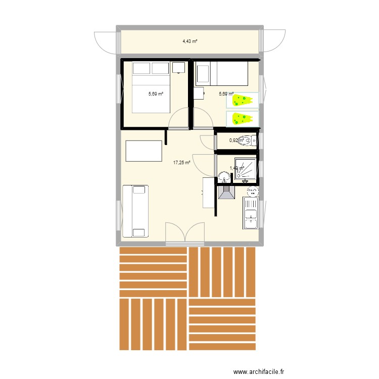 chalet. Plan de 0 pièce et 0 m2
