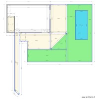 Plan Exterieur terasse avec piscine 7 par 3