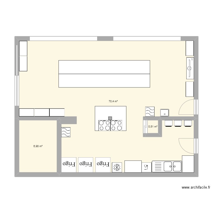 CUISINE. Plan de 0 pièce et 0 m2