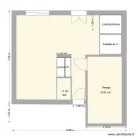 plan Rez de chauss&eacute; V2