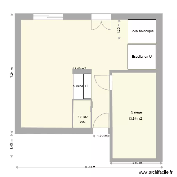 plan Rez de chaussé V2. Plan de plan Rez de chaussé V2. Plan de