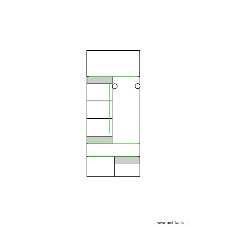 armoire. Plan de 0 pièce et 0 m2