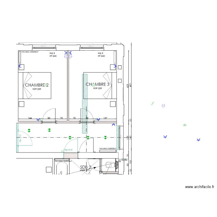 1ER 2. Plan de 0 pièce et 0 m2