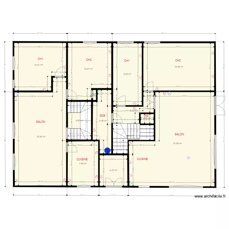 PNR RDC ELECTRICIEN. Plan de 