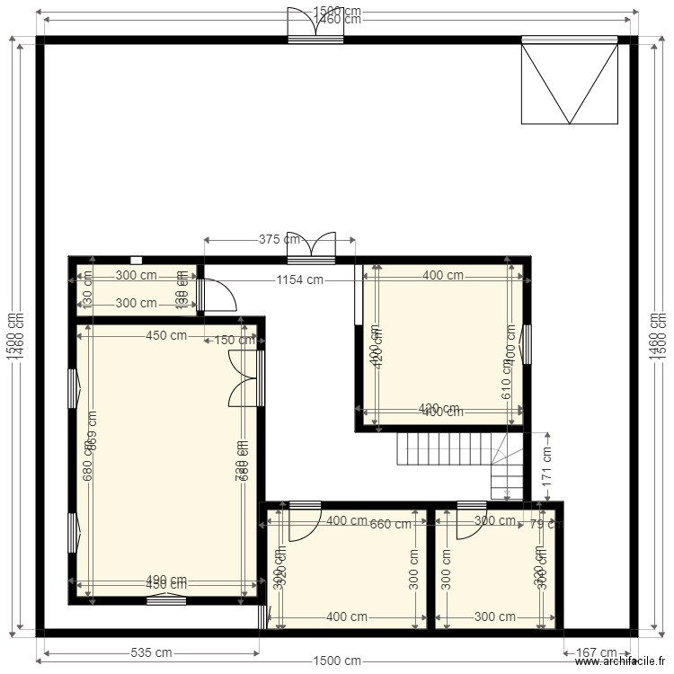 T15x15 DPLX 36121222 Vclient. Plan de 0 pièce et 0 m2