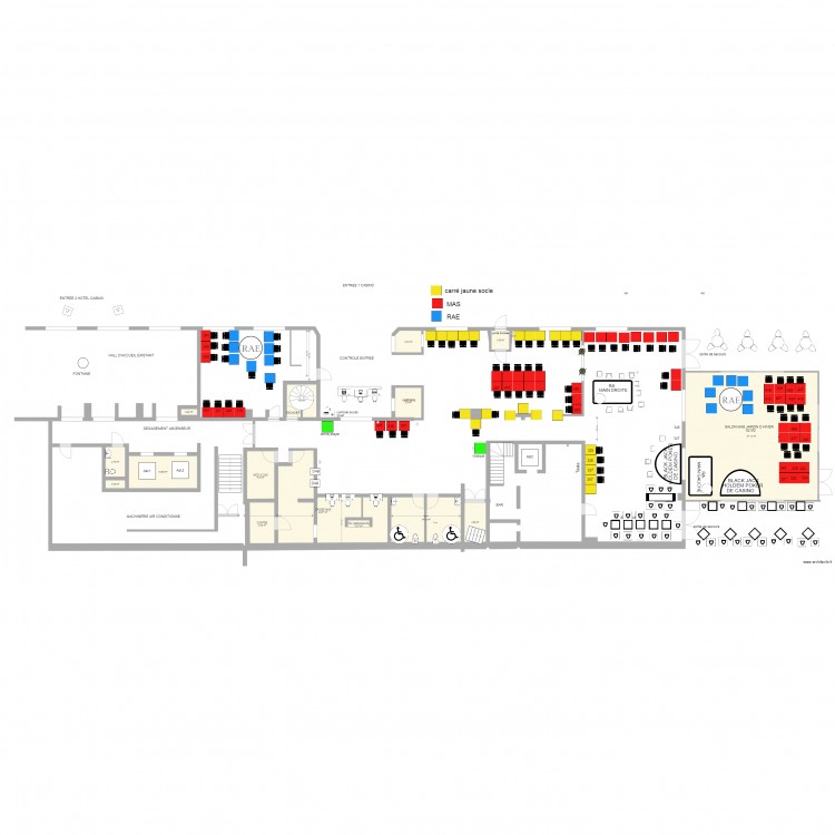 Plan de salle rdc 11 07. Plan de 0 pièce et 0 m2