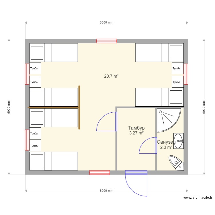 Children camp. Plan de 0 pièce et 0 m2
