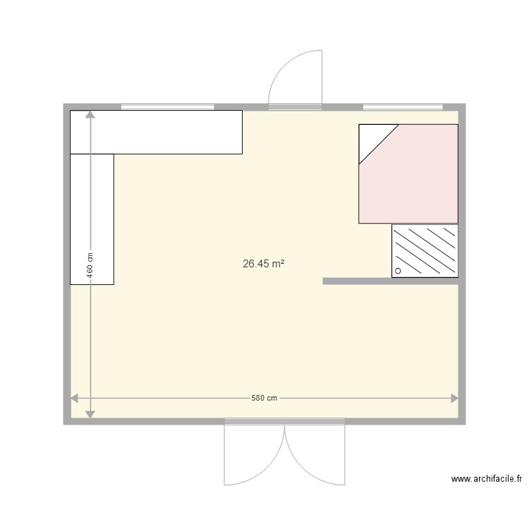 maisonnette de jardin variante b. Plan de 0 pièce et 0 m2