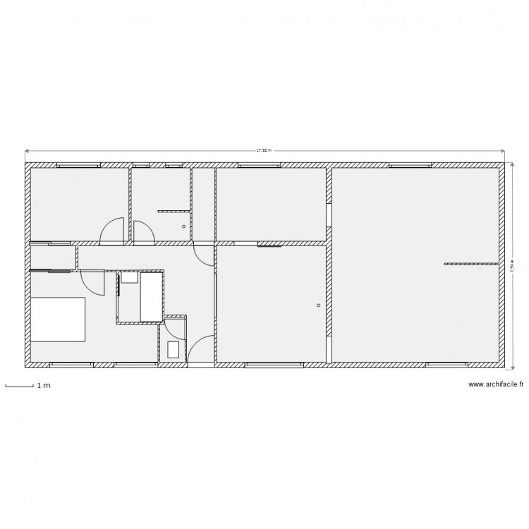 Etage de Vie SB1. Plan de 0 pièce et 0 m2