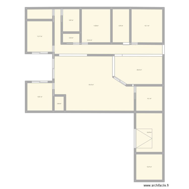 projet maison. Plan de 0 pièce et 0 m2