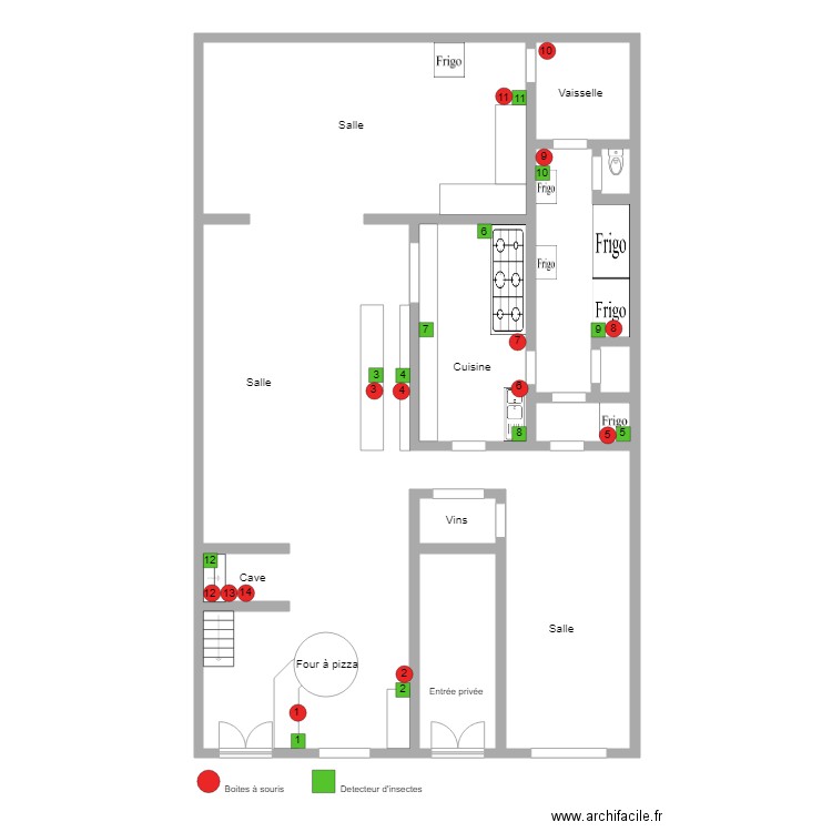 Chez Lena. Plan de 0 pièce et 0 m2