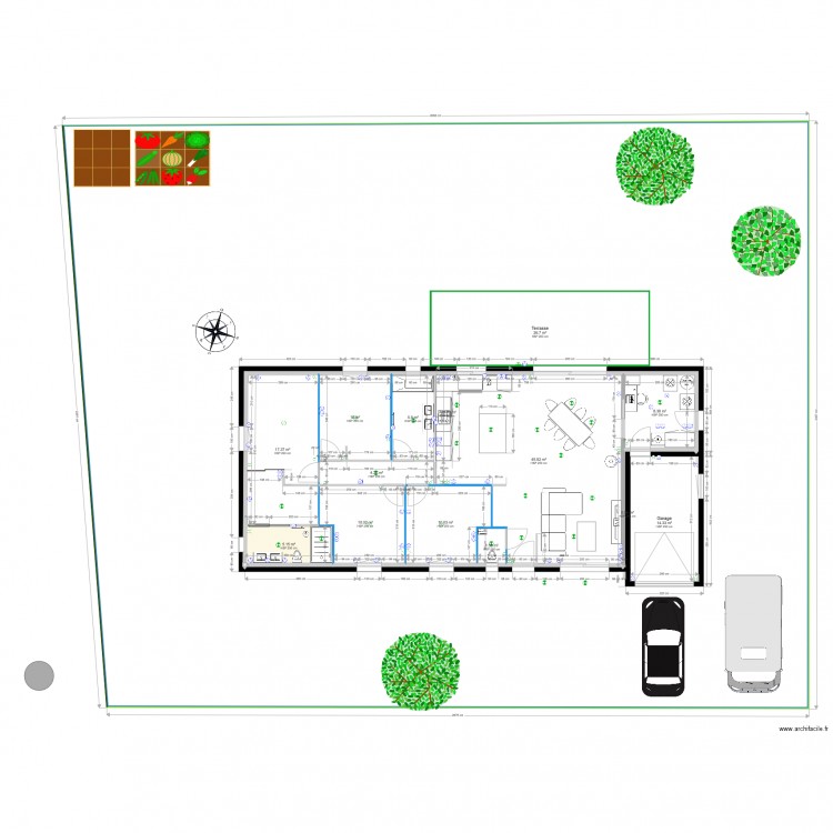 Plan maison modif. Plan de 0 pièce et 0 m2