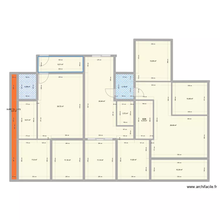 ROYAL MODIF T2 / T3. Plan de ROYAL MODIF T2 / T3. Plan de
