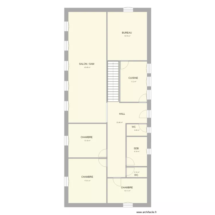 EL ADLY ETAGE. Plan de 