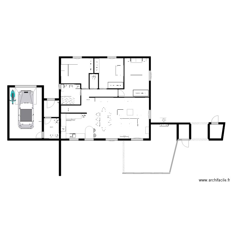 MAISON ORAISON. Plan de 12 pièces et 134 m2