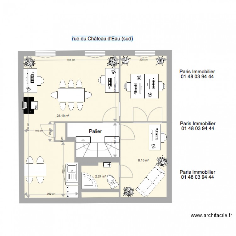 68 CHO BUREAU. Plan de 0 pièce et 0 m2