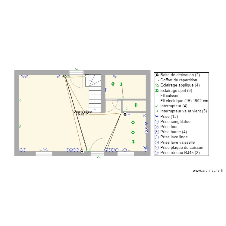 Boutigny petite éclairage. Plan de 0 pièce et 0 m2