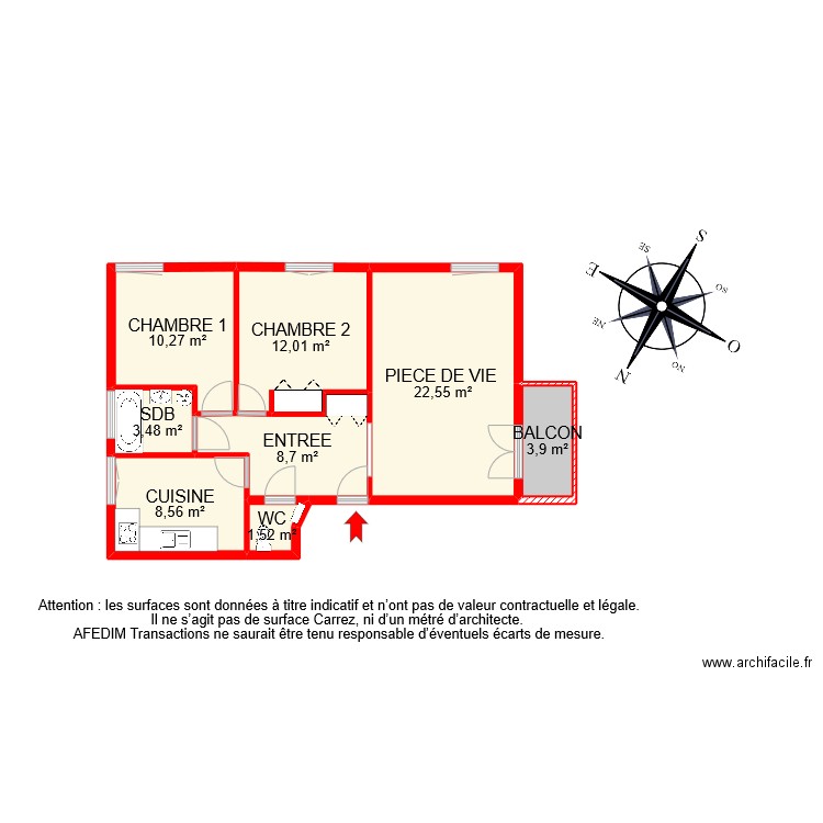 BI 11188 . Plan de 0 pièce et 0 m2