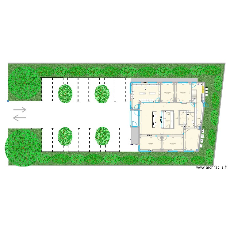 Cabinet60. Plan de 20 pièces et 549 m2