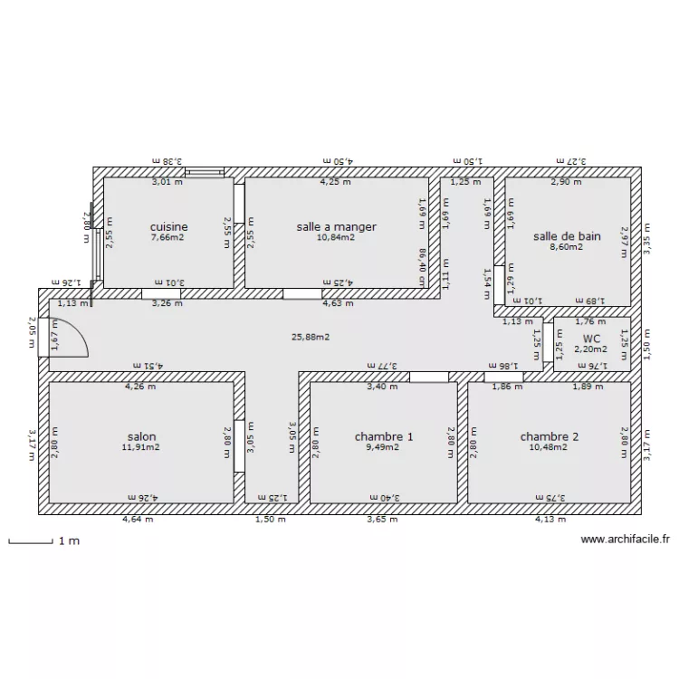 rez de chaussez. Plan de rez de chaussez. Plan de