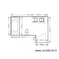 SALLE DE BAINS RDG meublée actuelle