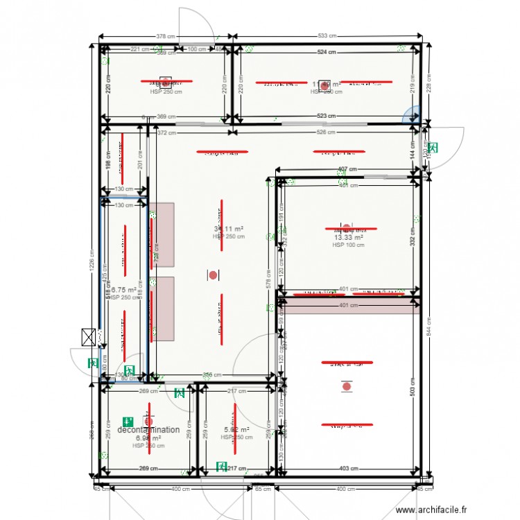 salgues boucherie. Plan de 0 pièce et 0 m2