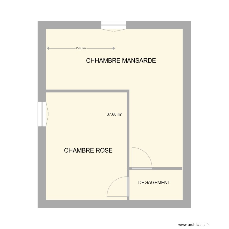 COUDERT ETAGE. Plan de 0 pièce et 0 m2