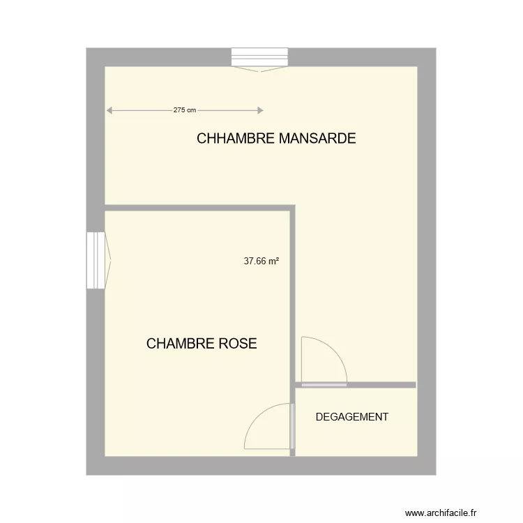 COUDERT ETAGE. Plan de 