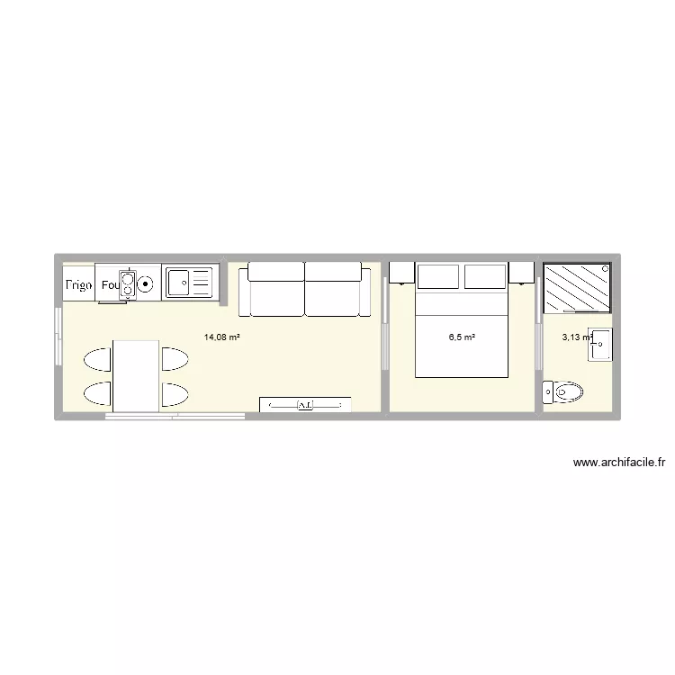 Container 1. Plan de 