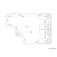 CHAMBRE GARAGE AVEC 6 LITS (dont 2 lits etages)