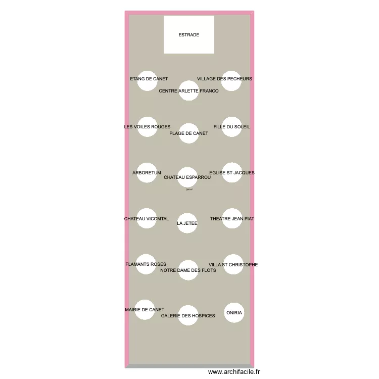 VOILES ROUGES. Plan de 0 pièce et 0 m2