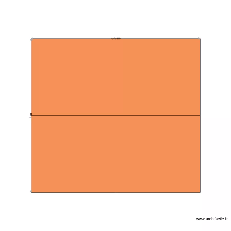 abris de jardin. Plan de 