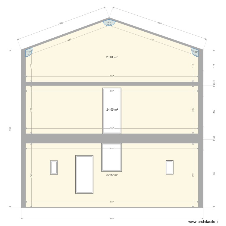 1234. Plan de 0 pièce et 0 m2