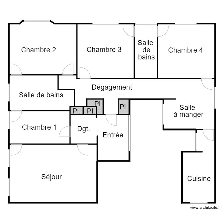 Plan Gontier. Plan de 