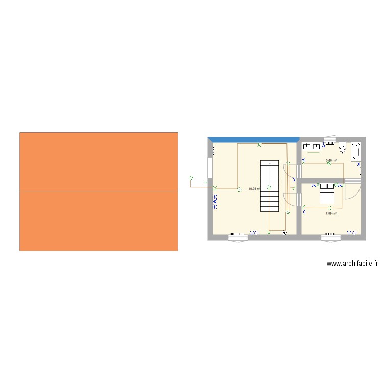 casa de trevien. Plan de 0 pièce et 0 m2