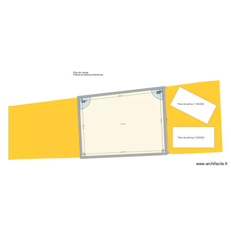 plan de masse la riche. Plan de 