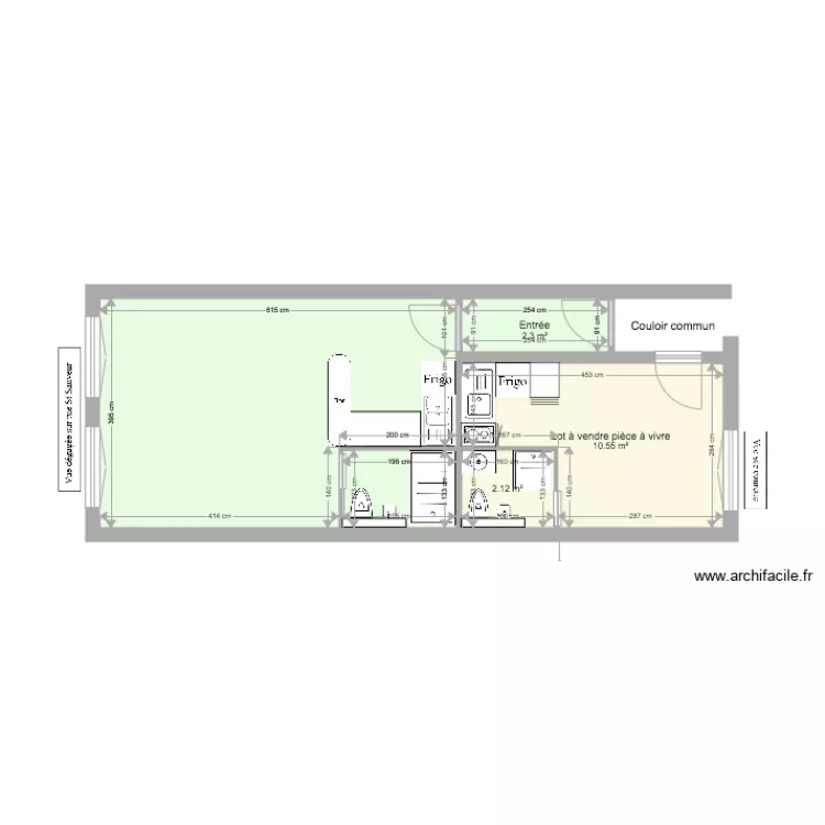 152 ST DENIS HYP 1. Plan de 