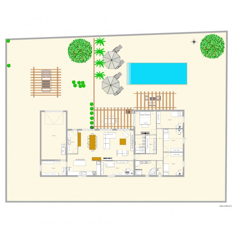 Mazeau 1 bis bis BIS. Plan de 0 pièce et 0 m2