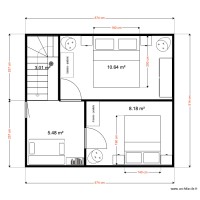 Etage aménagé Chalet 28 m2