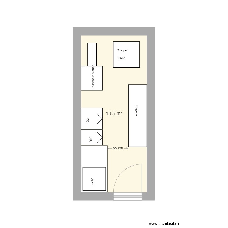 local polissage groupe froid. Plan de 0 pièce et 0 m2