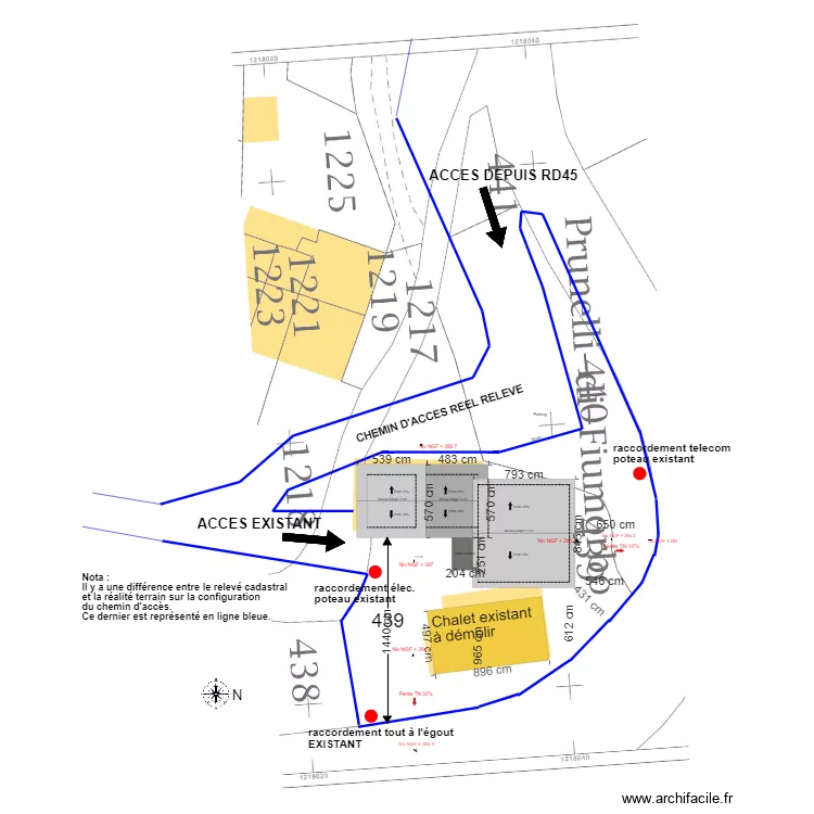 plan de masse général. Plan de plan de masse général. Plan de