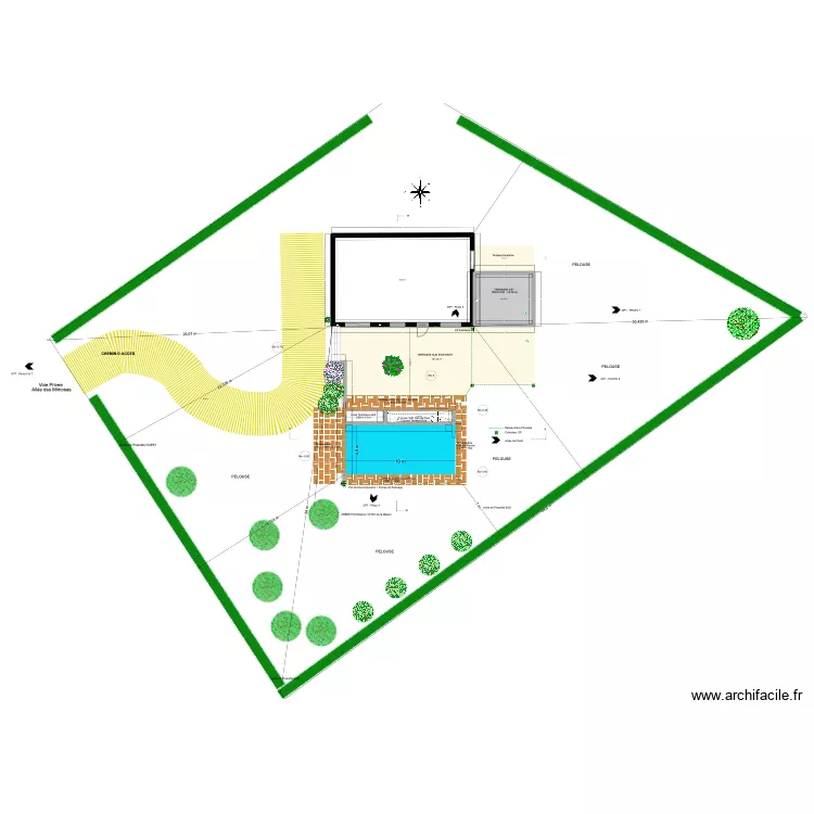 PLAN DE MASSE DP2. Plan de 